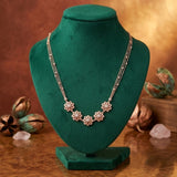 Floral Radiance Gold Chain