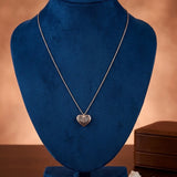 Radiant Heartline Gold Necklace