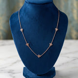 Honeycomb Charm Gold Chain