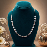 Celestial Pearl Link Gold Necklace