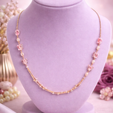 Blush Blossom Layered Gold Gold Necklace