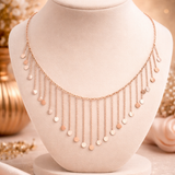 Golden Fringe Glow Gold Necklace