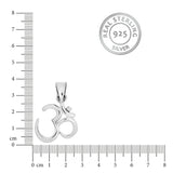 Om - The Symbol of Truth Silver Pendant