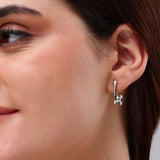 Curvy Chic Zenith Cubic Silver Drop Earrings