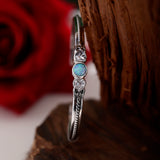 Opulent Opal Hearts Sterling Silver Bracelet