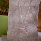 Secret Love Dazzling Silver Necklace