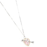 Secret Love Dazzling Silver Necklace