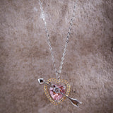 Secret Love Dazzling Silver Necklace