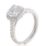 Mystique Cluster of Stones Silver Ring