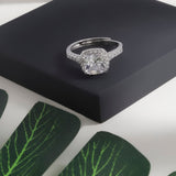 Mystique Cluster of Stones Silver Ring