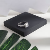 Mystique Cluster of Stones Silver Ring