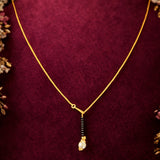 Pearl Drop Sutra Gold Mangalsutra