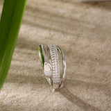 The Spiral Sterling Silver Ring - Diavo Jewels