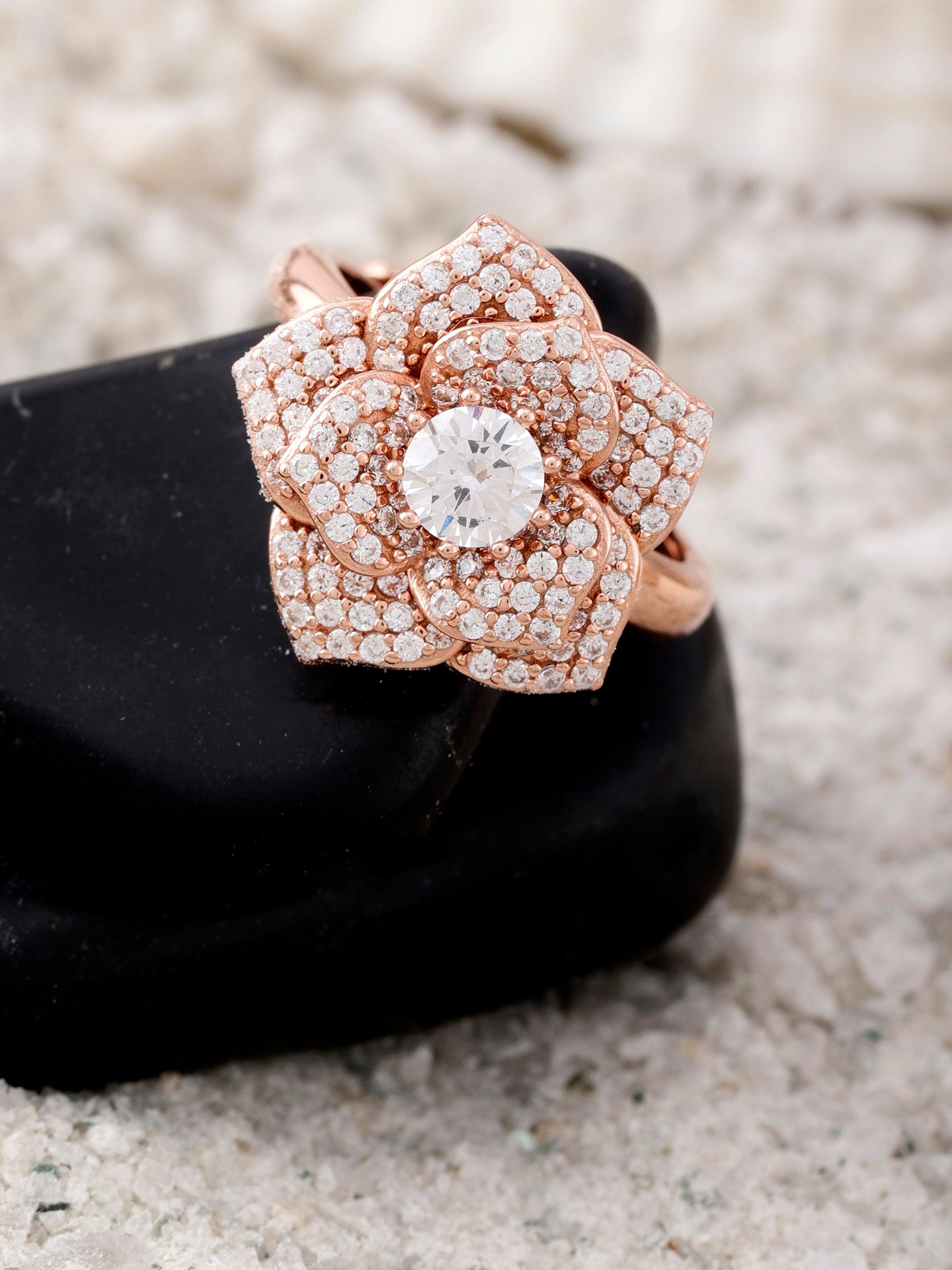 Couture Fleur Silver Ring - Diavo Jewels