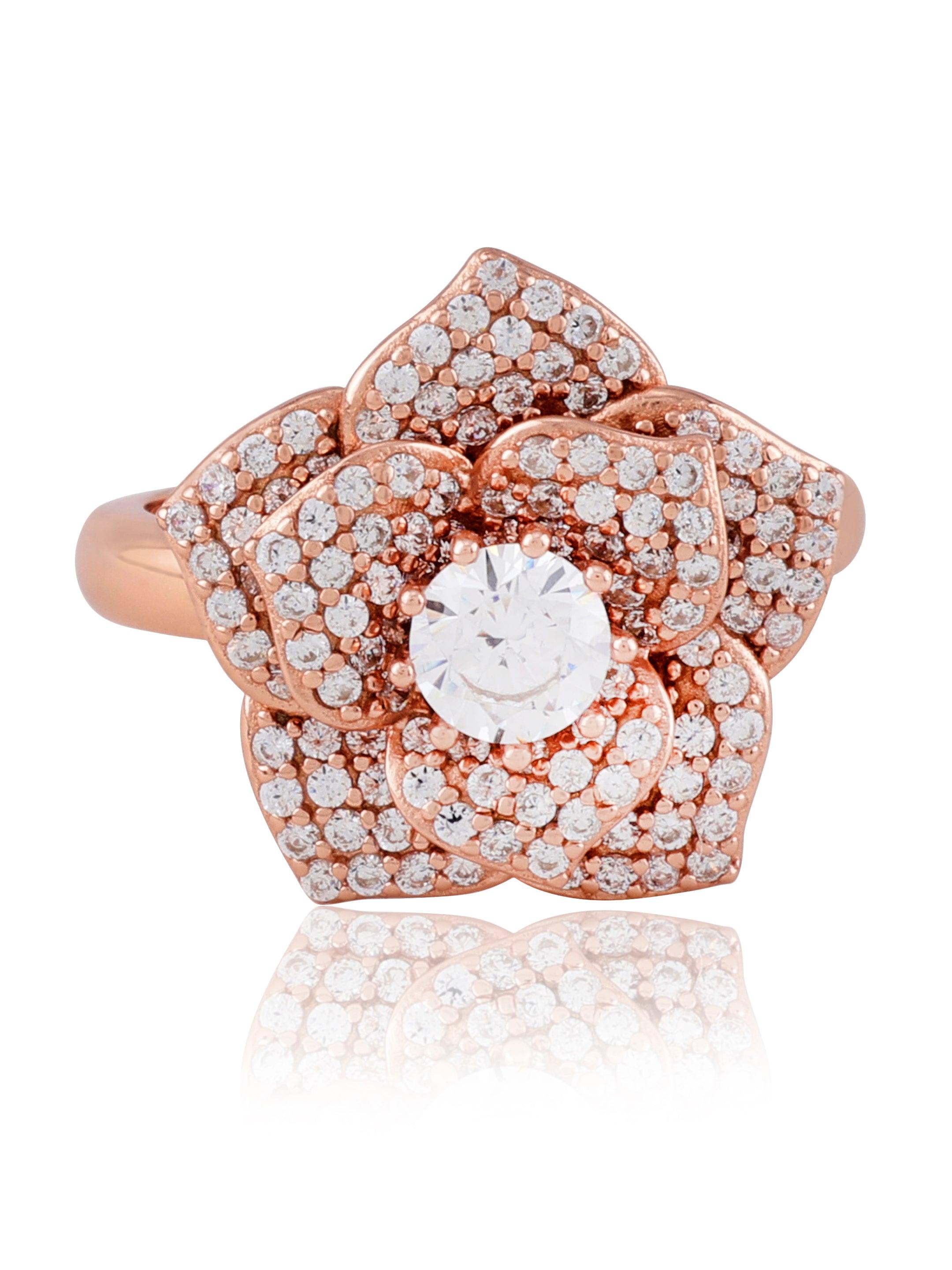 Couture Fleur Silver Ring - Diavo Jewels