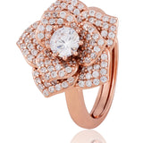 Couture Fleur Silver Ring - Diavo Jewels