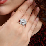 Couture Fleur Silver Ring - Diavo Jewels