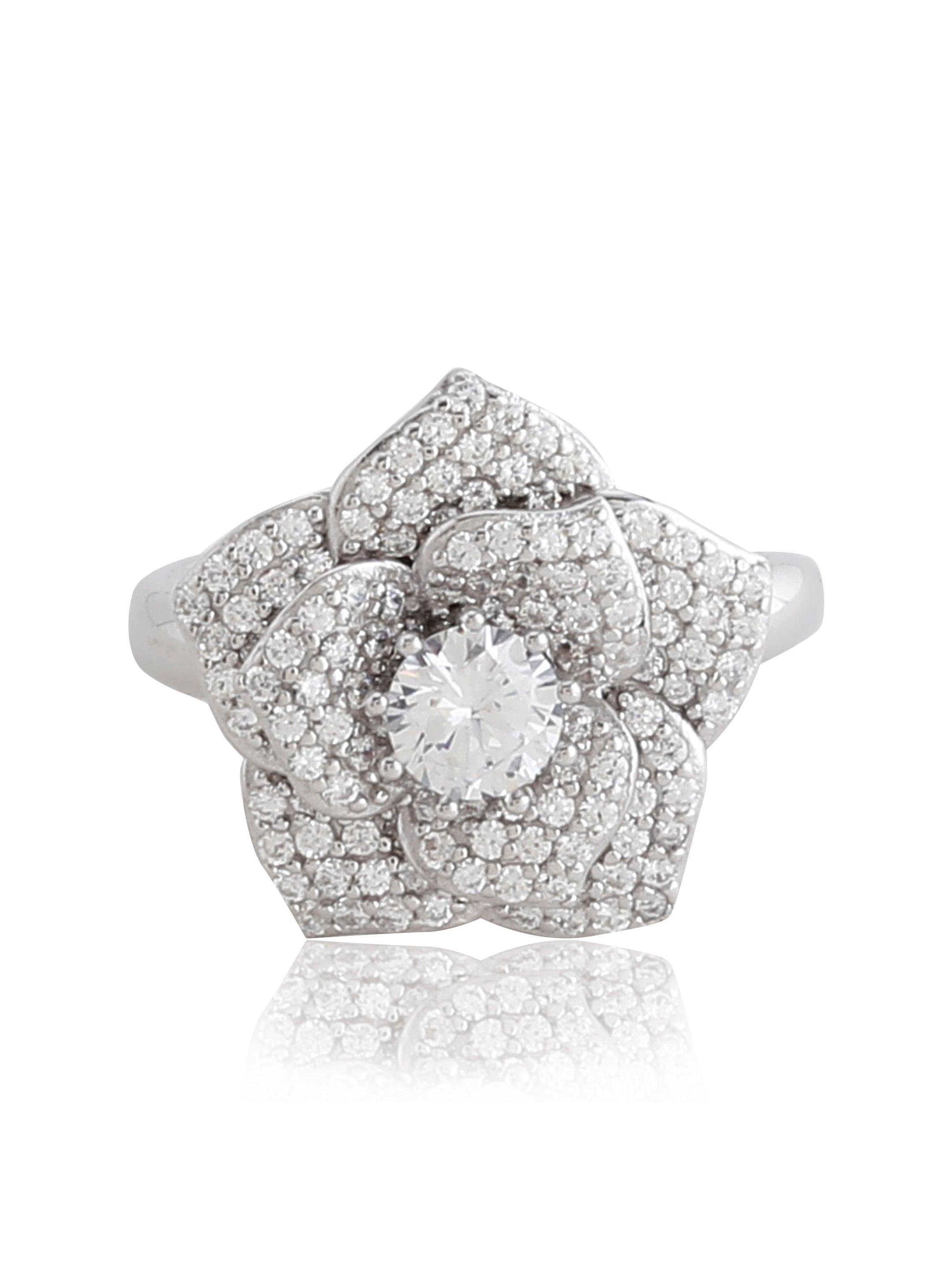 Couture Fleur Silver Ring - Diavo Jewels