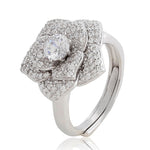 Couture Fleur Silver Ring - Diavo Jewels