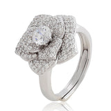 Couture Fleur Silver Ring - Diavo Jewels