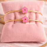 Gold Blossom Heart Kids Bracelet