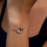 Eclipse Harmony Silver Bracelet - Diavo Jewels