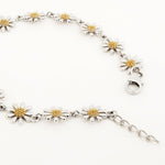 Daisy Delight 925 Silver Bracelet - Diavo Jewels