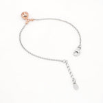 Rosewood Wine Dream Silver Bracelet - Diavo Jewels