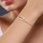 Silvan Silver Leaf Bracelet - Diavo Jewels