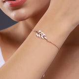 Silvan Silver Leaf Bracelet - Diavo Jewels