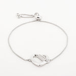 Heartstrings Silver Wristlet - Diavo Jewels