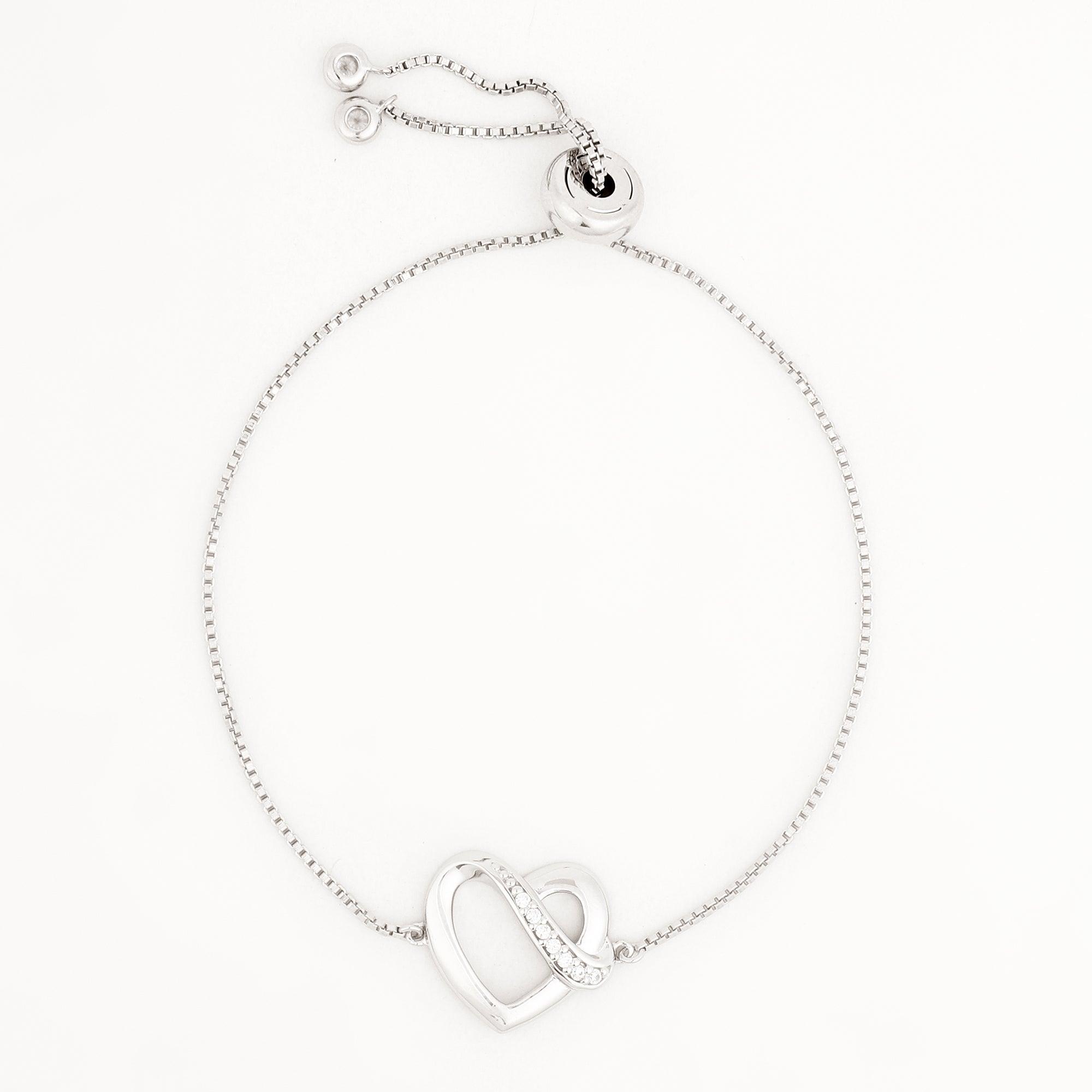 Heartstrings Silver Wristlet - Diavo Jewels