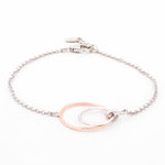 Sleek Circlet Duo Silver Bracelet - Diavo Jewels