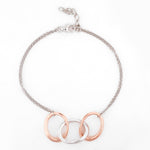 Radiant Interlocking Hoops Bracelet - Diavo Jewels