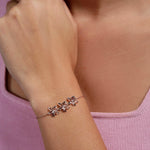 Floral Bliss Silver Bracelet - Diavo Jewels