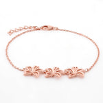 Floral Bliss Silver Bracelet - Diavo Jewels