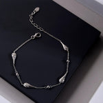 Modern Chic Lobster Claw Silver Bracelet - Diavo Jewels