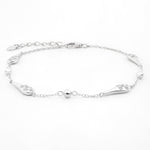 Modern Chic Lobster Claw Silver Bracelet - Diavo Jewels