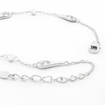 Modern Chic Lobster Claw Silver Bracelet - Diavo Jewels