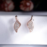 Ethereal Twirl Silver Earrings - Diavo Jewels