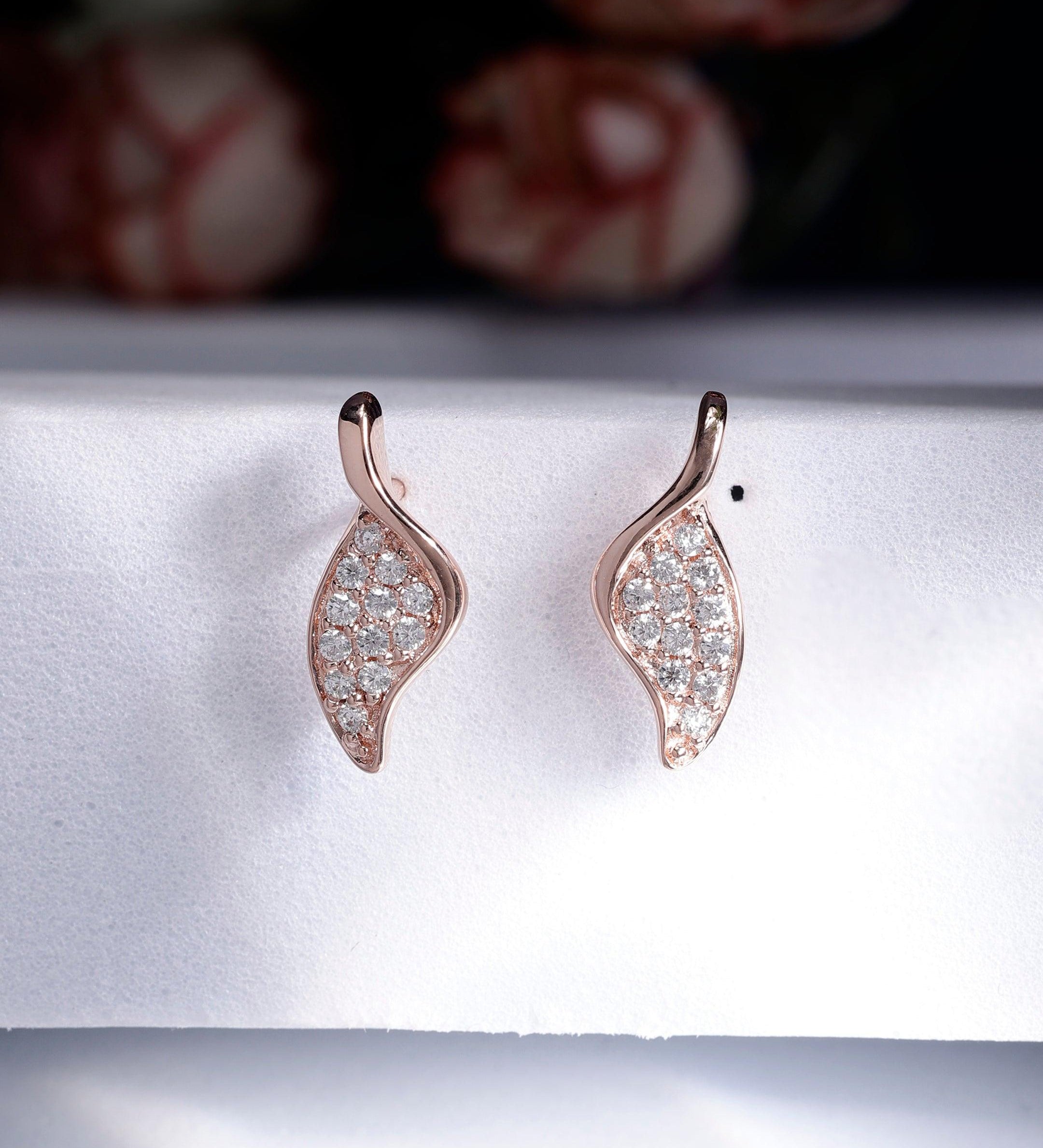 Ethereal Twirl Silver Earrings - Diavo Jewels