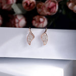 Ethereal Twirl Silver Earrings - Diavo Jewels