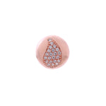 Paisley Dreams Rose Gold Plated Silver Studs - Diavo Jewels