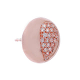 Paisley Dreams Rose Gold Plated Silver Studs - Diavo Jewels