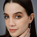 Flowing Cascade Silver Earrings - Diavo Jewels