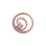 Cubic Swirl Silver Studs - Diavo Jewels