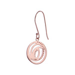 Boho Spiral Silver Earrings