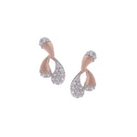 Gilded Cluster Paisley Silver Earrings - Diavo Jewels