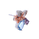 Colorful Flutter Silver Earrings - Diavo Jewels