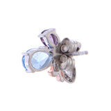 Colorful Flutter Silver Earrings - Diavo Jewels